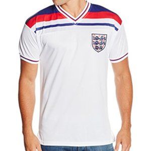 Men’s England 1982 World Cup Retro T-Shirt, Size Medium